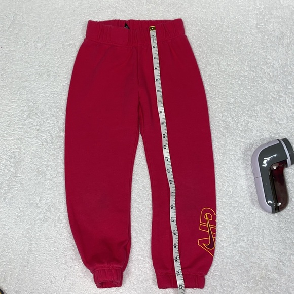 NIKE Full Suit Girl Air Crew & jogger Set Rush Pink Xs 4 - Picture 7 of 11
